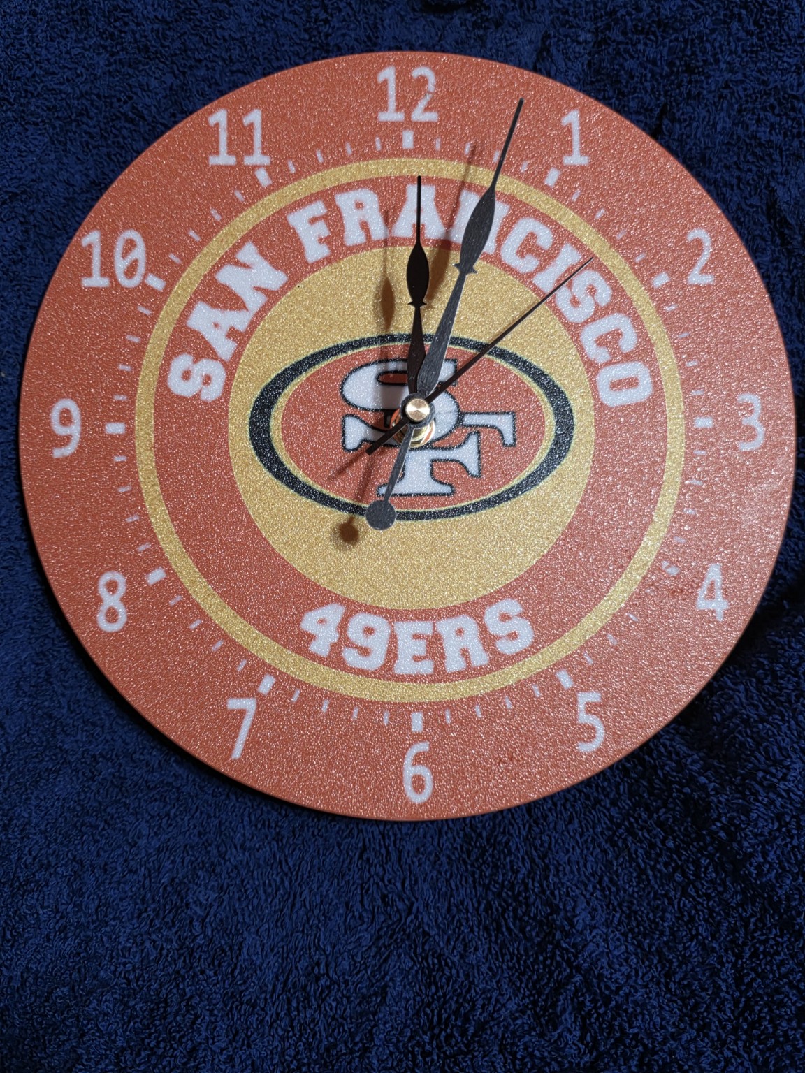 Custom 49ers Clock
